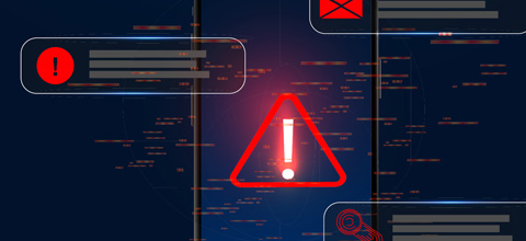 Fraud alert image.